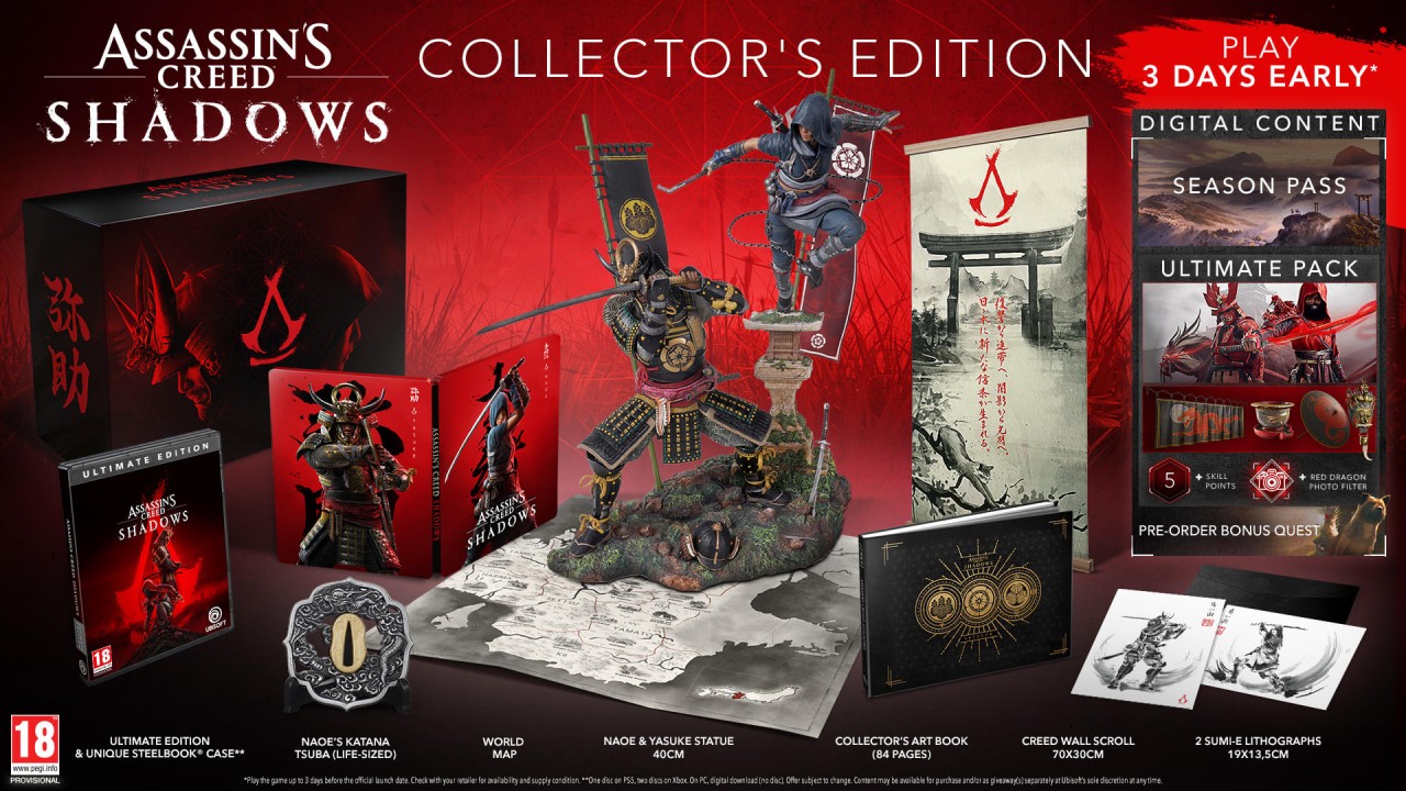 Assassin's Creed Shadows Collector's Edition Key Art