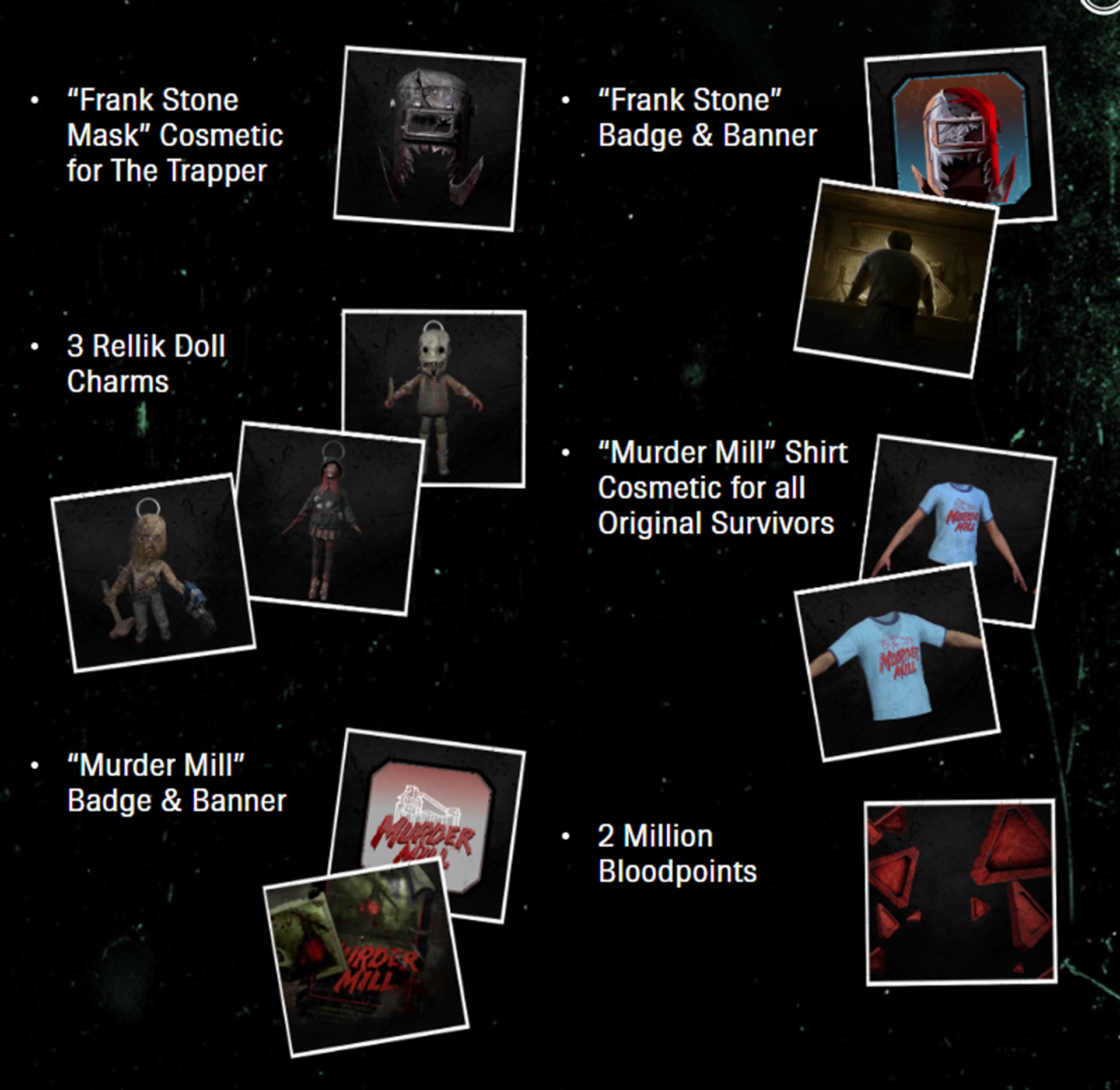 DBD fans can get exclusive rewards and skins by pre-ordering The Casting of Frank Stone