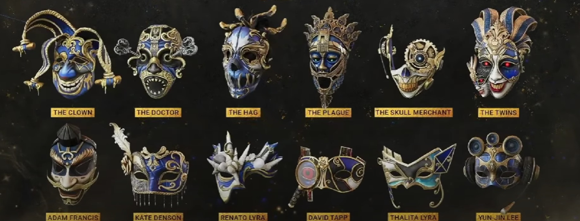 DBD Twisted Masquerade 2024 masks