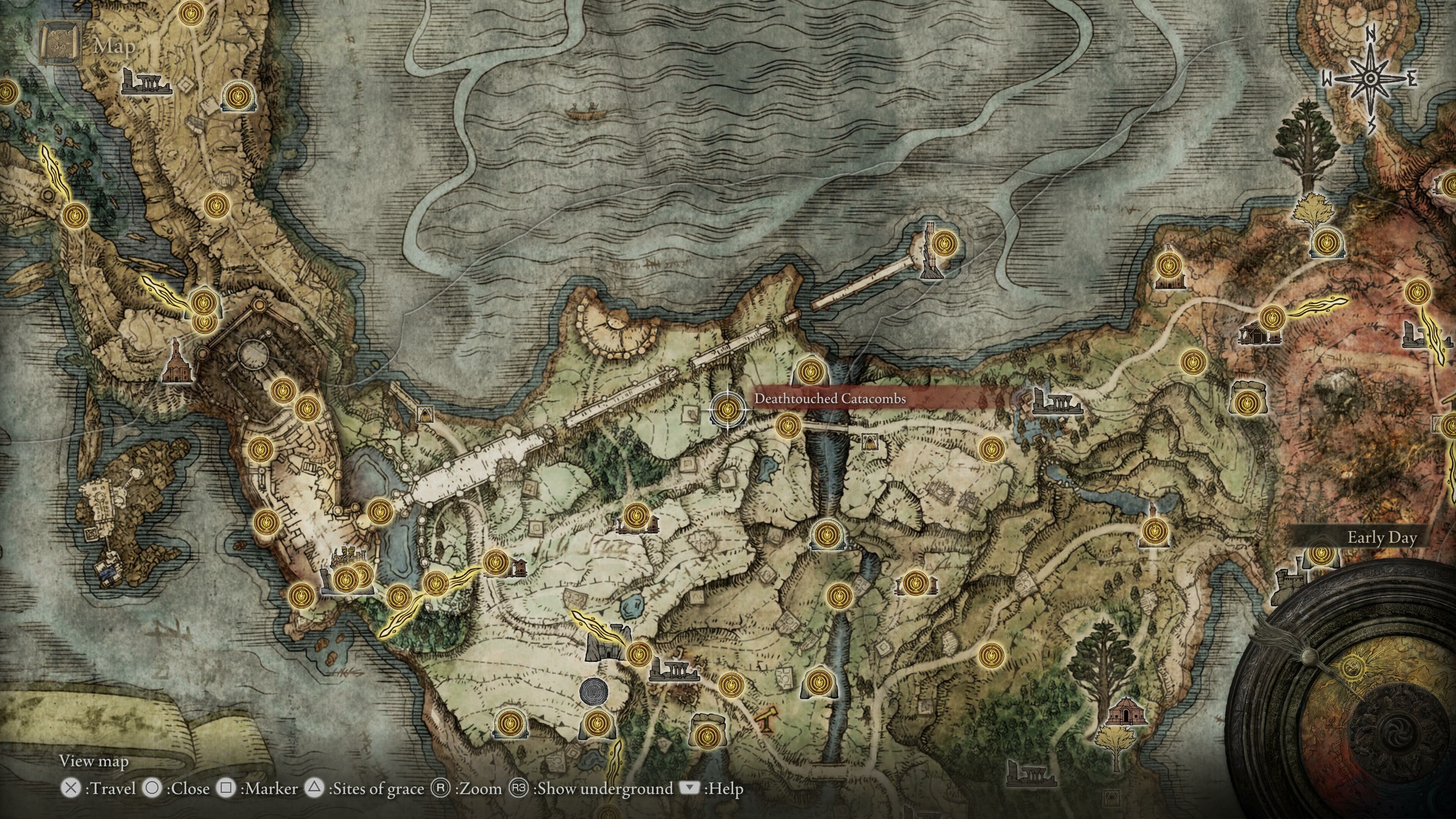 elden ring map - a detailed map of the world in elden ring, showing a location