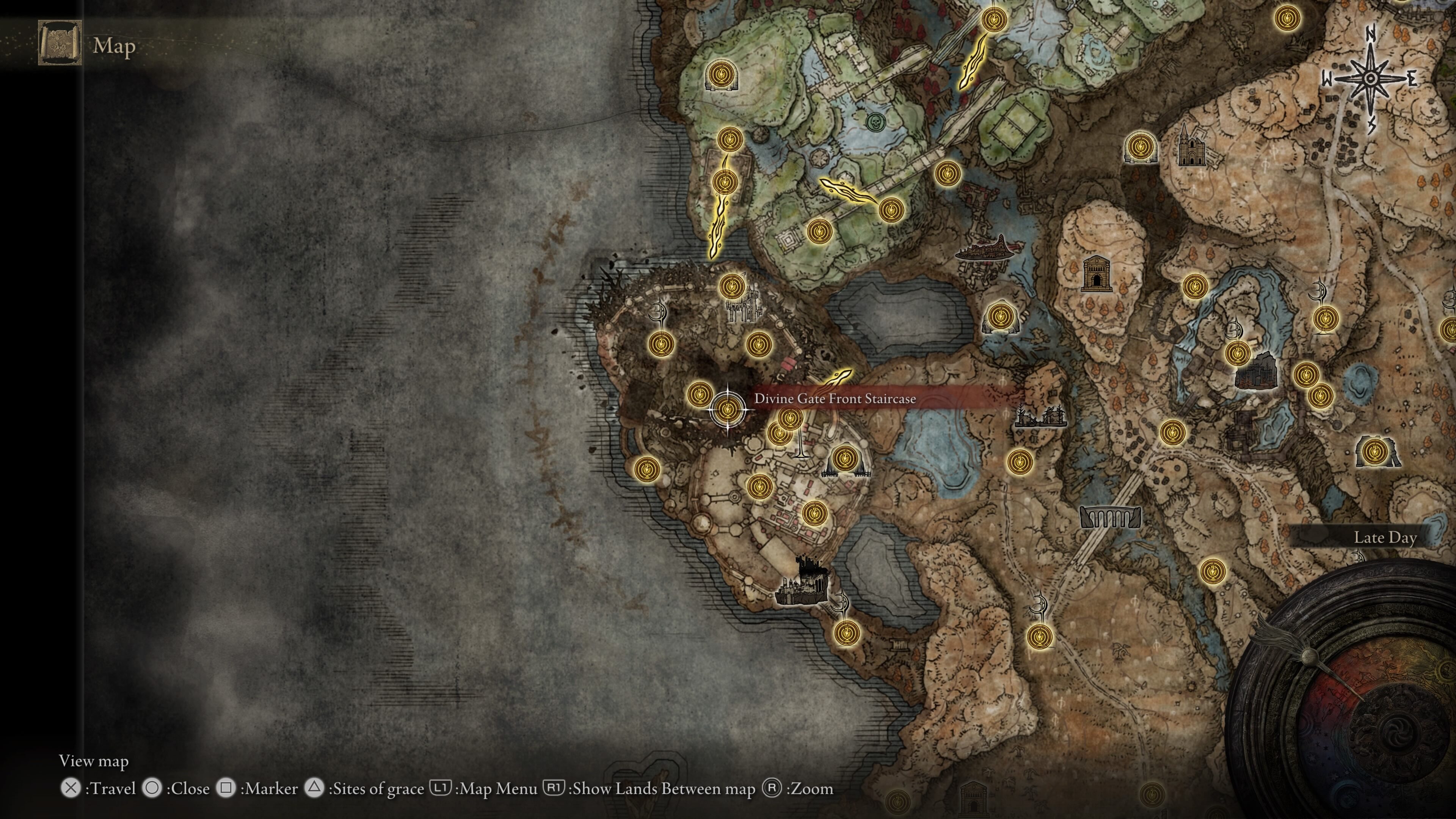 elden ring shadow of the erdtree how to beat promised consort radahn - a map showing the boss room location