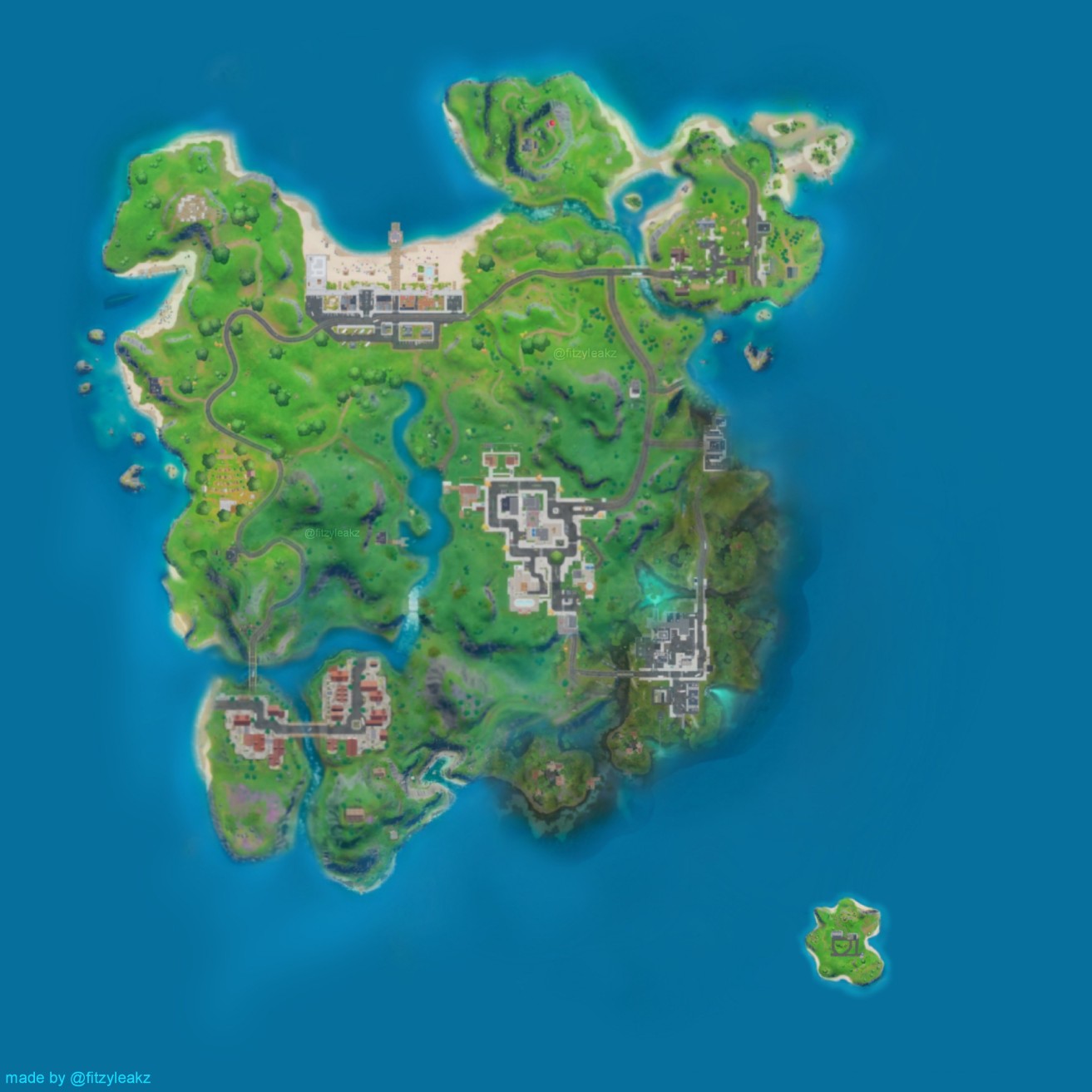 Fortnite Reload Chapter 2 Map Concept FitzyLeakz
