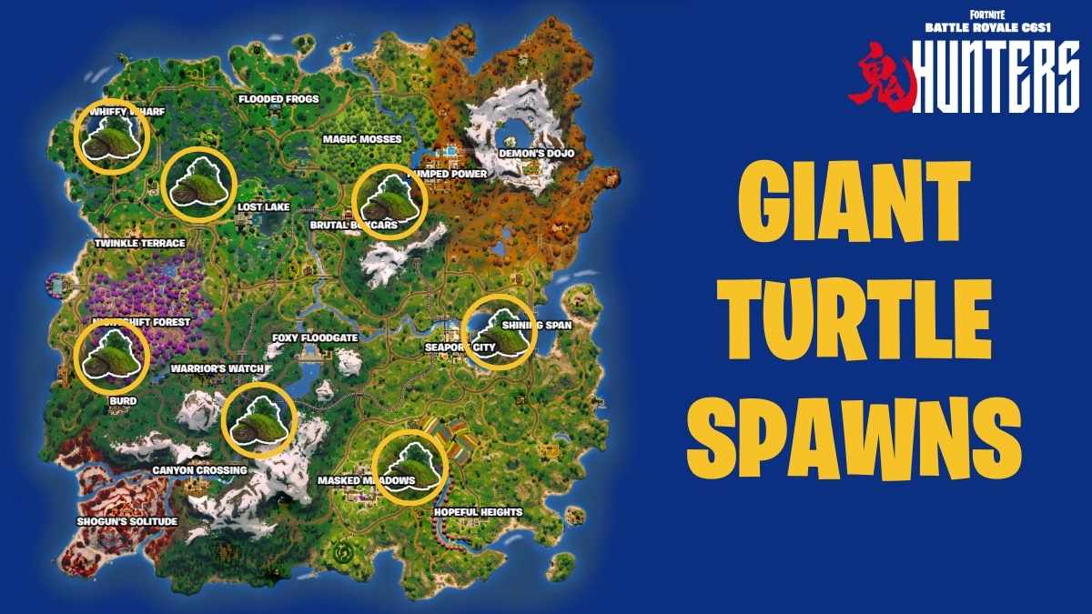 Where To Find Giant Turtle In Fortnite Chapter 6 Season 1 - Videogamer