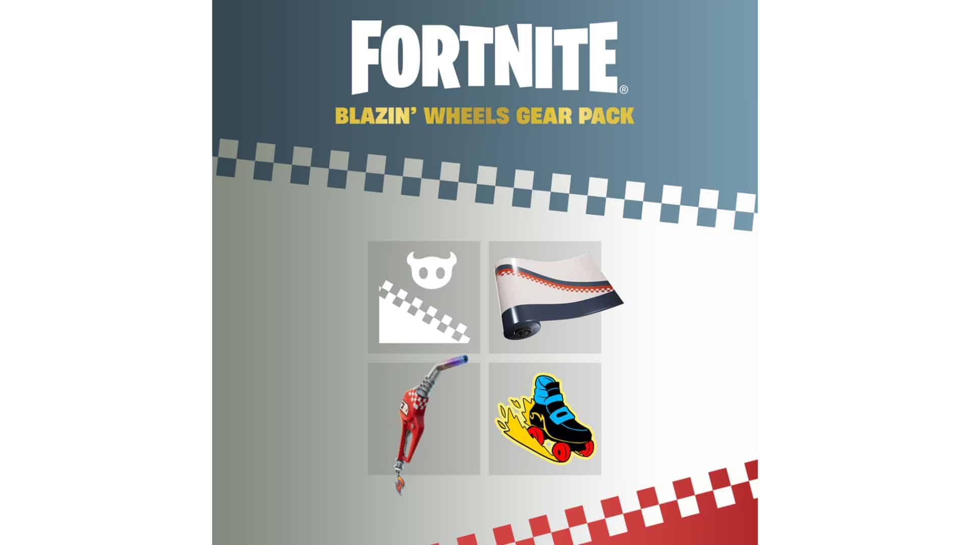 Fortnite Blazin Wheels Gear Pack