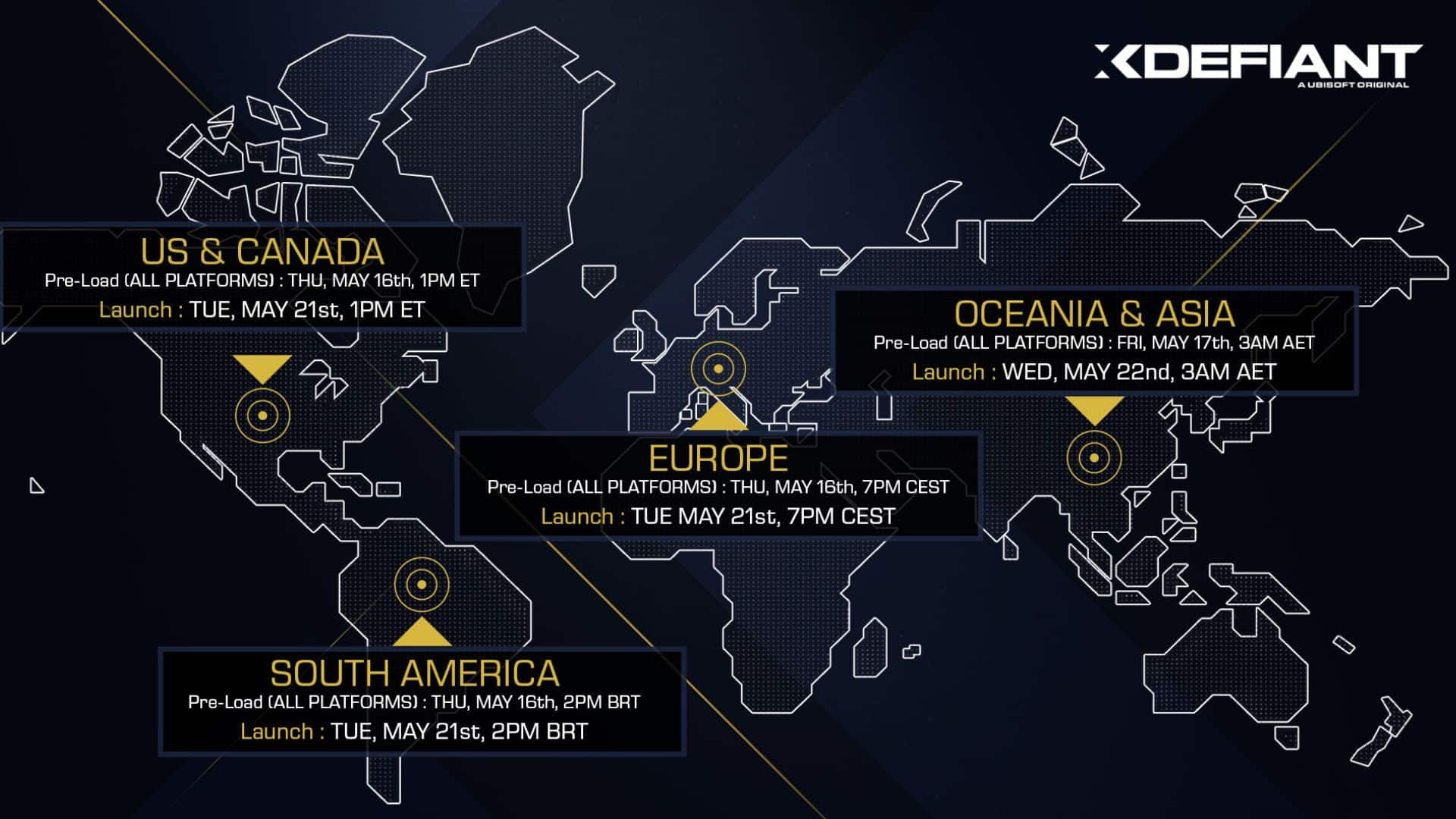 XDefiant release time map