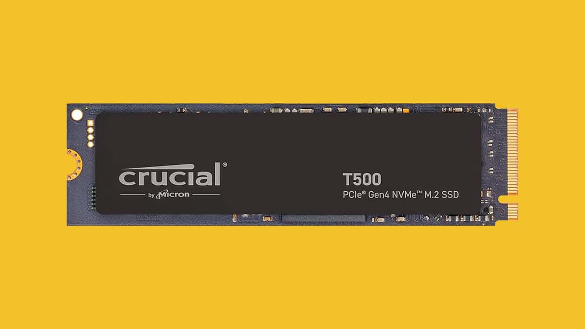 SSD Interne PCIe Gen4 NVMe M.2 Crucial T500 CT500T500SSD8 - 500Go