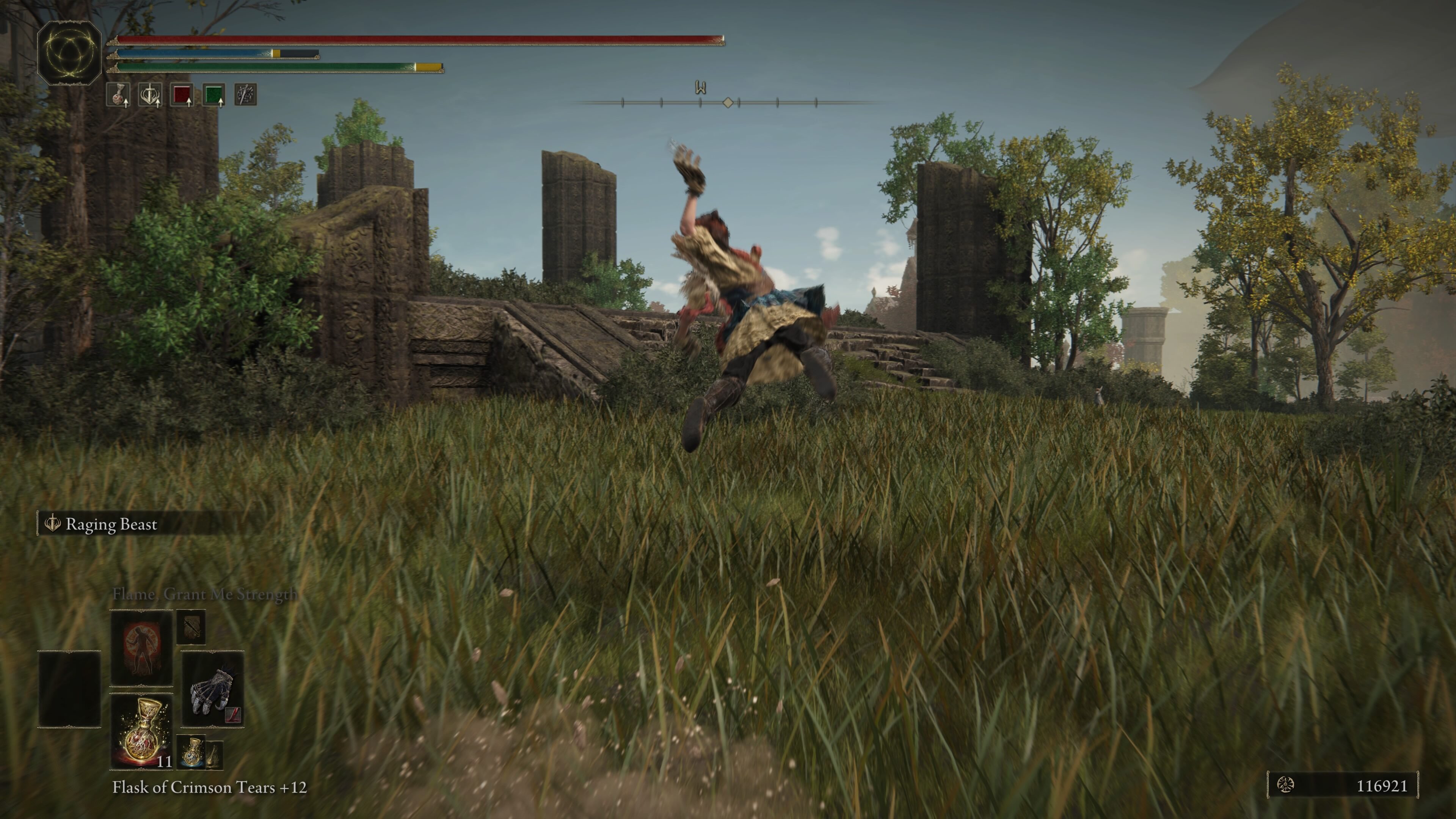 elden ring shadow of the erdtree best beast claw build - our character jumps into the air for a hit