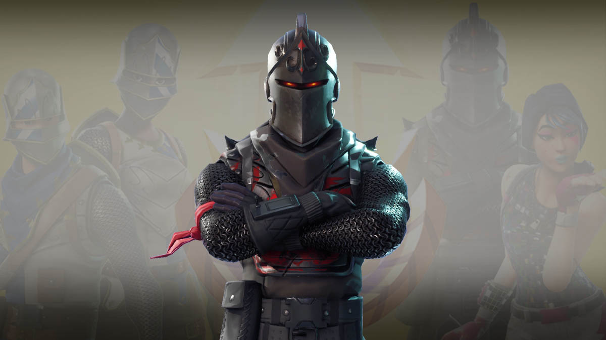 Black Knight skin in Fortnite