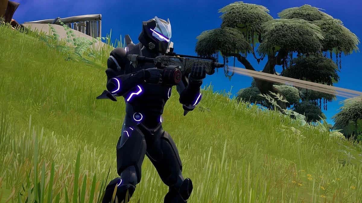 Charge SMG used by Omega in Fortnite