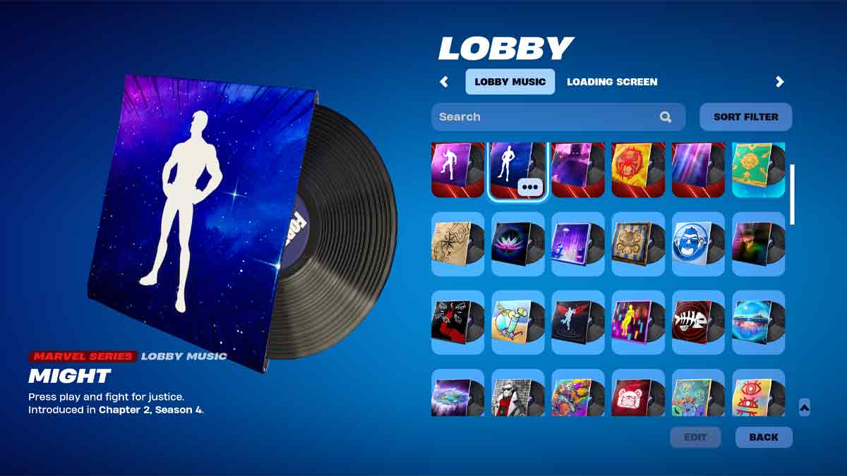 Fortnite lobby music
