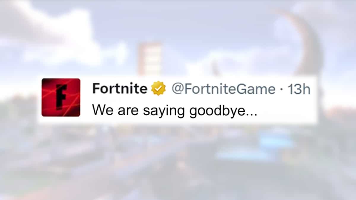 Is Fortnite shutting down? Tweet explained VideoGamer