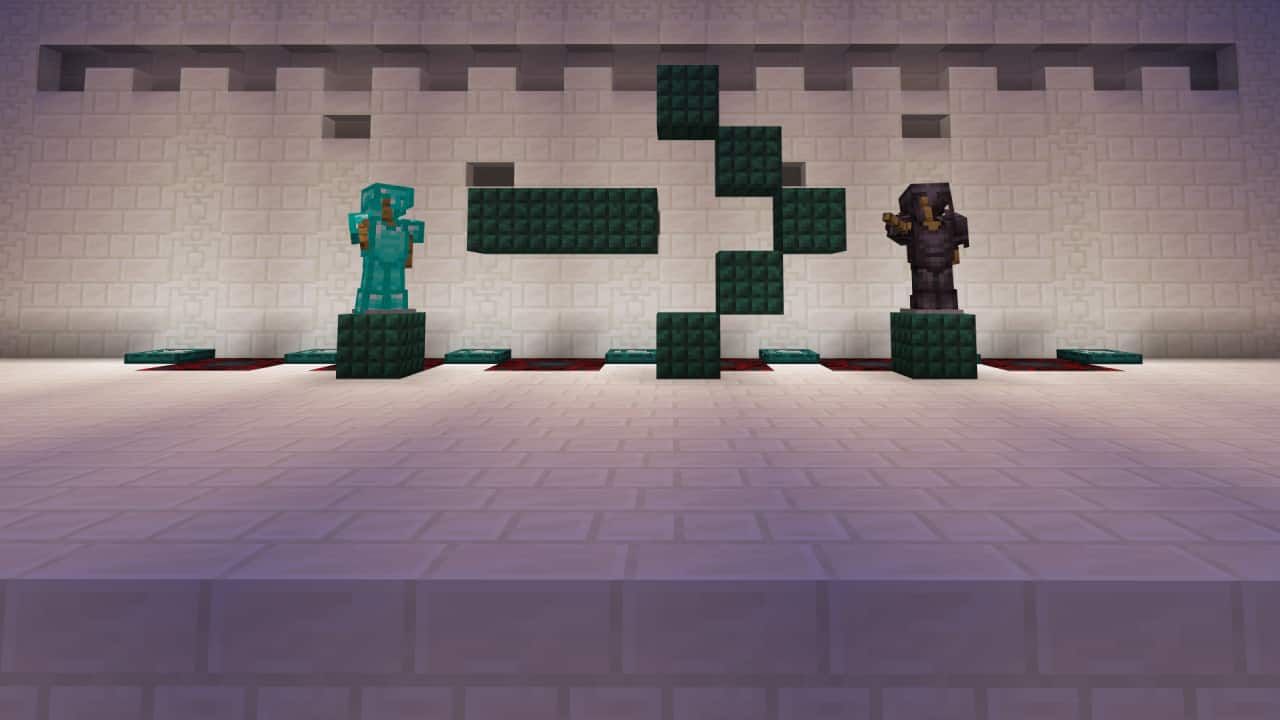 Minecraft - How To Build Diamond Leggings Statue 