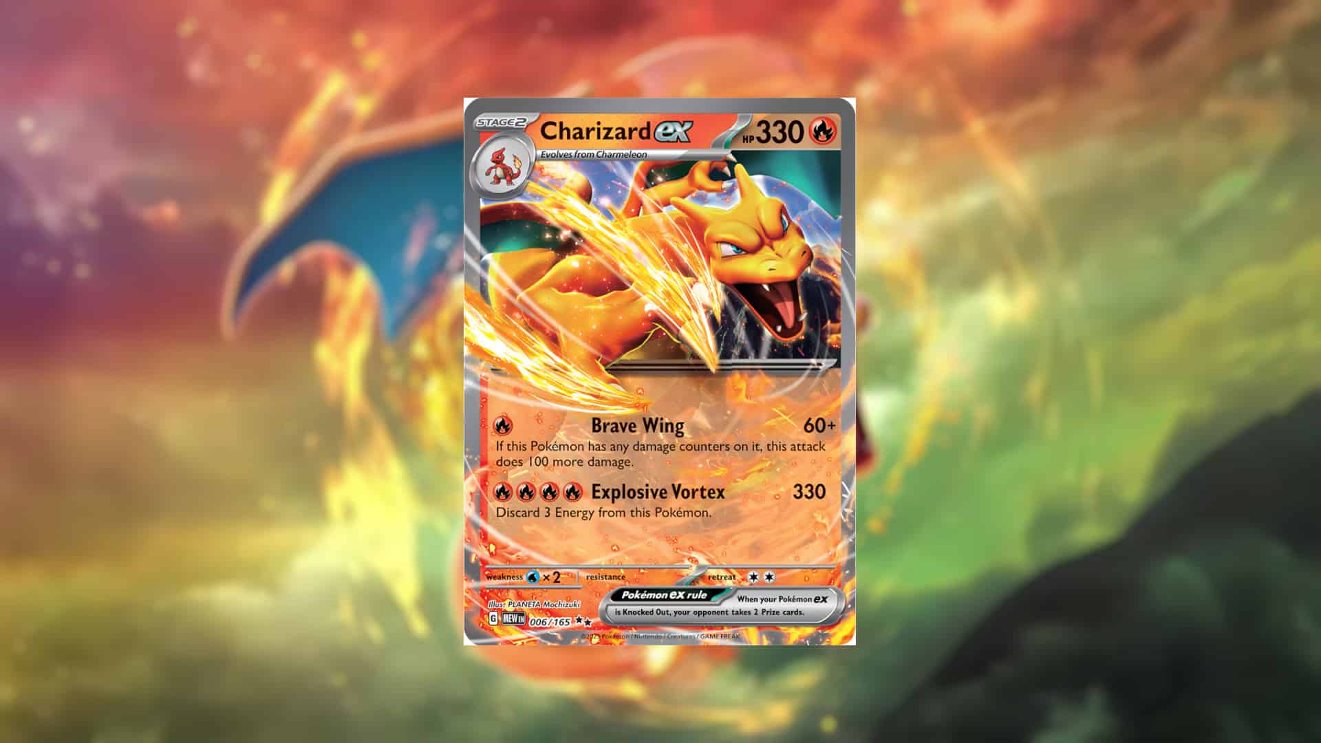 Picture of Charizard EX from Pokemon 151