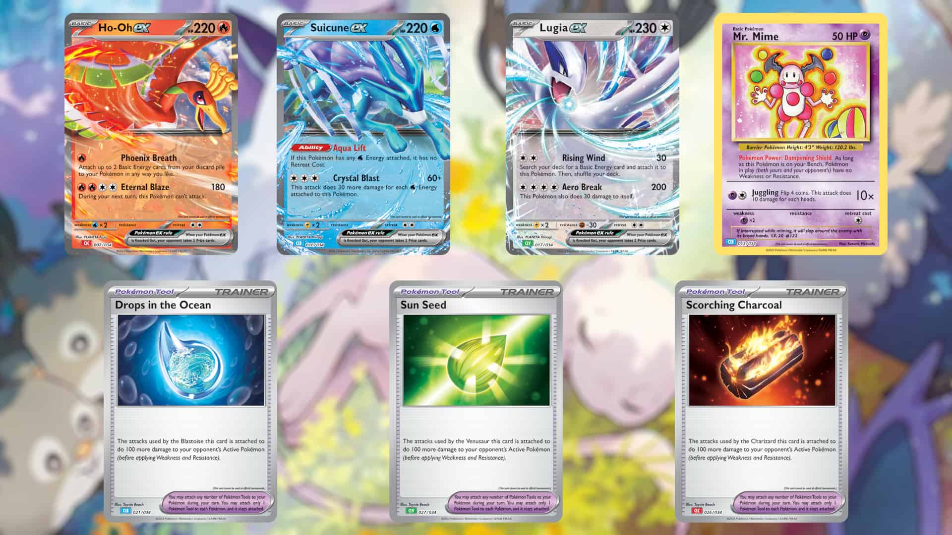 Special cards that are printed in Pokemon TCG Classic