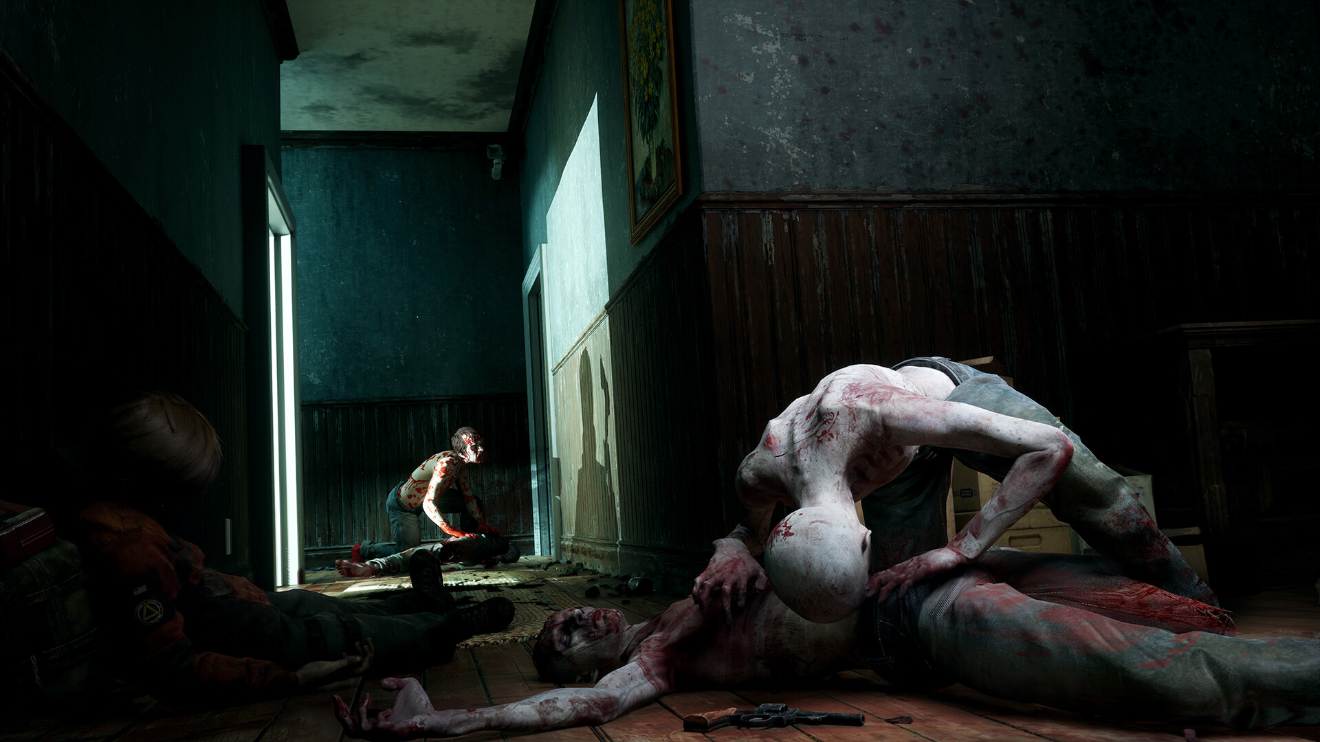 no more room in hell 2 early access release date - a zombie eats a person on the floor