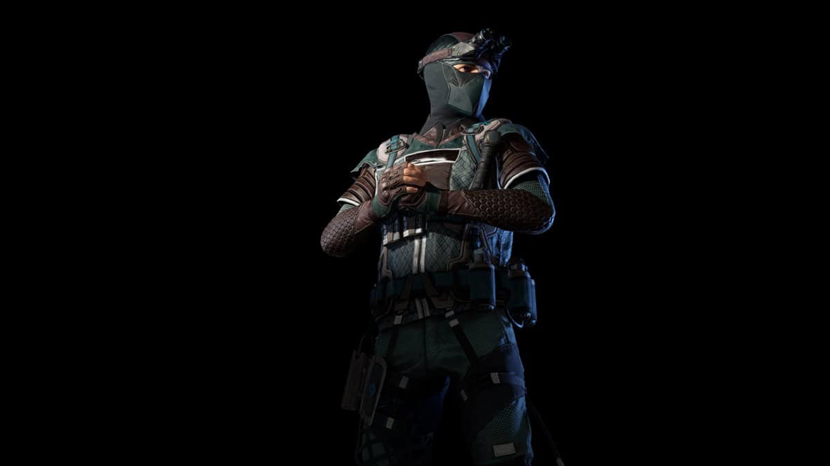 A ninja outfit provided by the battle pass in the game.