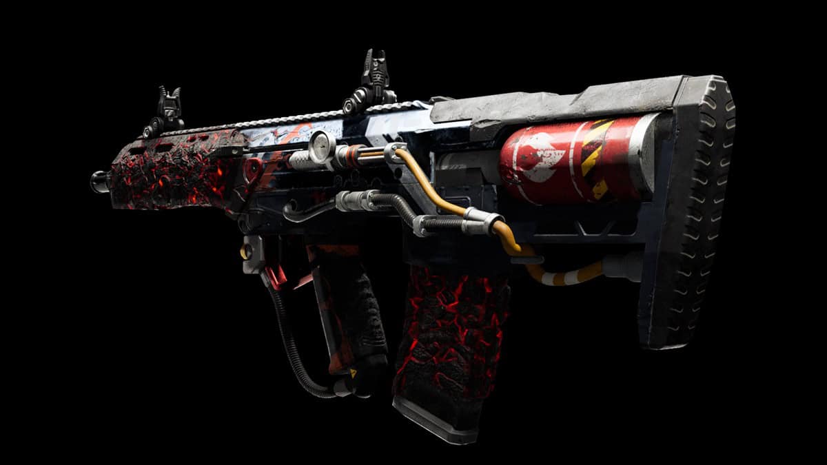 The Firestorm Legendary MDR skin in the game.